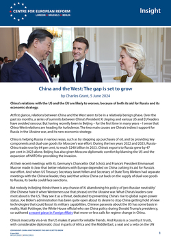 China and the West: The gap is set to grow