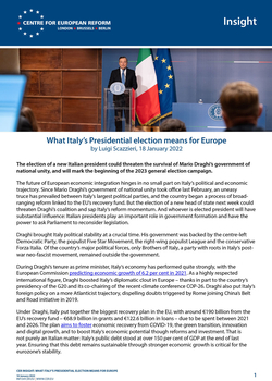 What Italy's Presidential election means for Europe